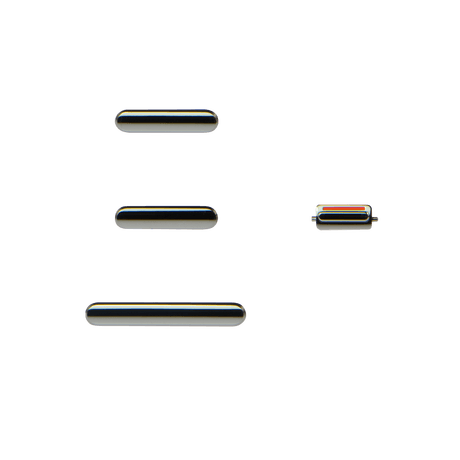 Lot Boutons Power / Volume / Vibreur Muet Argent