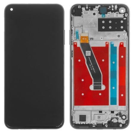 Ecran LCD / Vitre Tactile sur Châssis Huawei P40 Lite E NOIR