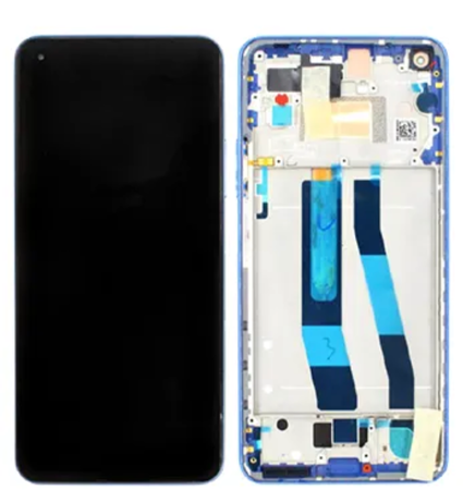 Ecran OLED / Vitre Tactile sur Châssis Compatible Xiaomi Mi 9 BLEU