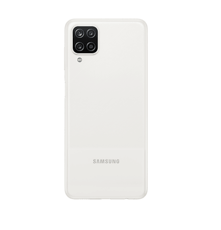 Vitre / Cache Batterie / Coque Arrière Samsung Galaxy A12 BLANC