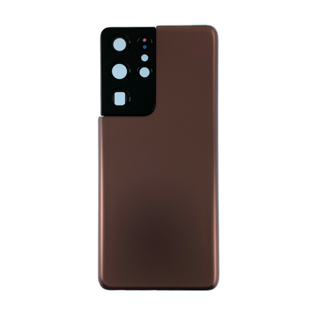 Cache Batterie / Coque Arrière Samsung Galaxy S21 Ultra MARRON