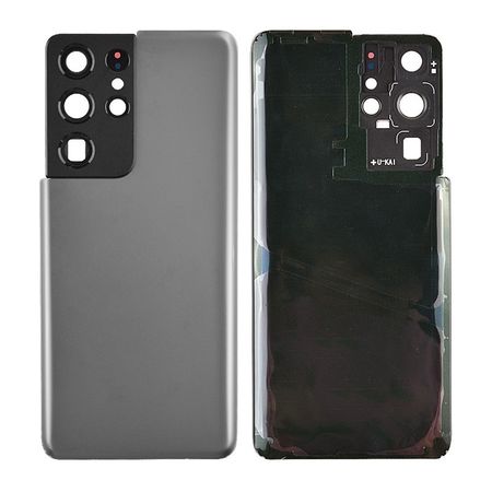Cache Batterie / Coque Arrière Samsung Galaxy S21 Ultra ARGENT