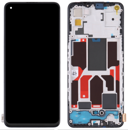 Écran LCD Sur Châssis pour Oppo Reno 5 Lite Noir