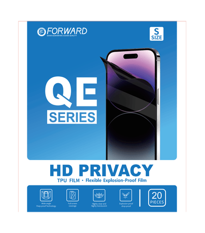 Pack de 20 films de protection "Privacy" Forward Zero - S - 9 Pouces