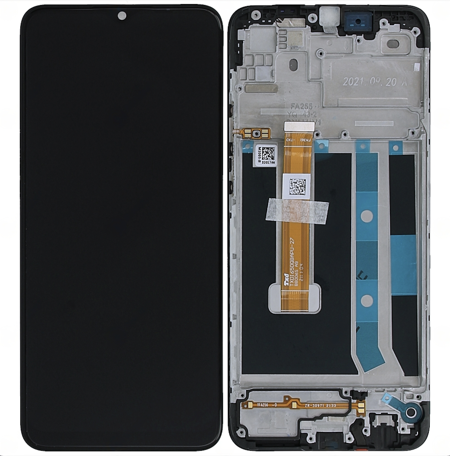 Original Ecran LCD et Vitre tactile Noir Sur Châssis Pour Oppo A96 Original Ecran LCD et Vitre tactile Noir Sur Châssis Pour Oppo A96