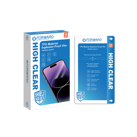 Pack de 50 films de protection "High Clear" Forward Zero - XS - 7 Pouces - High Clear