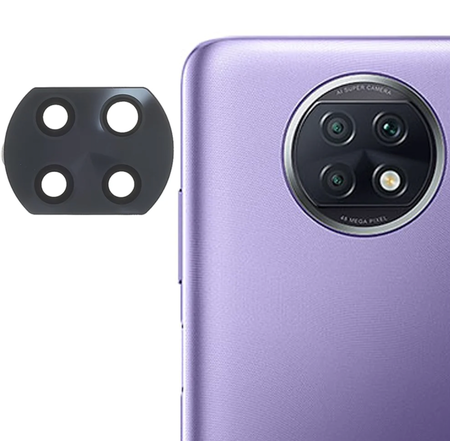 Lentille de protection en verre caméra arrière Xiaomi Redmi Note 9T