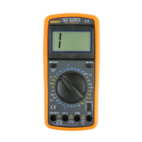Multimètre Digital JAKEMY JM-9205