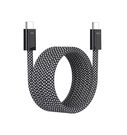 Câble Magnétique Nylon 1 Mètre USB-C Vers UBS-C