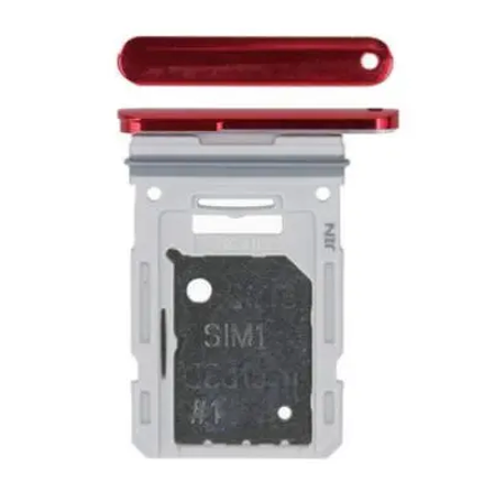 Tiroir Double Sim Compatible Samsung S20FE ROUGE