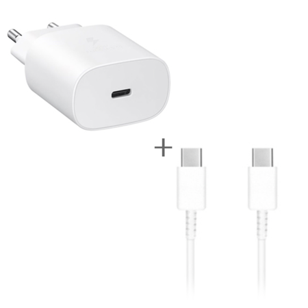 Chargeur Original Samsung EP-TA800EBE Prise Rapide 25W Câble USB