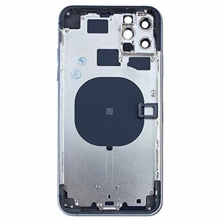 Châssis Vide / Arrière Non Assemblé iPhone 11 Pro Max Noir