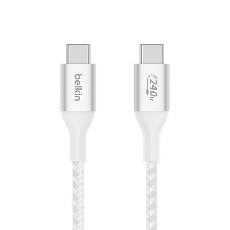 Câble USB-C vers USB-C 240W 1m (Blanc) Belkin