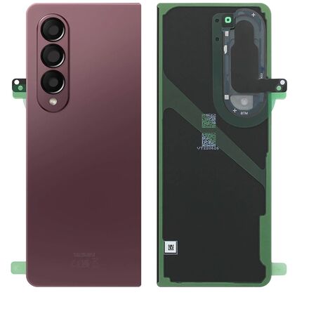 Vitre / Cache Batterie / Arrière Samsung Galaxy ZFold 4 ROUGE FONCE