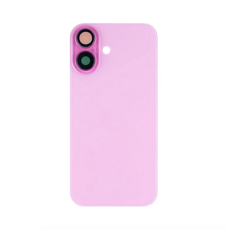Vitre Arrière Complète Rose iPhone 16 Plus (Avec MagSafe) (Sans Logo)