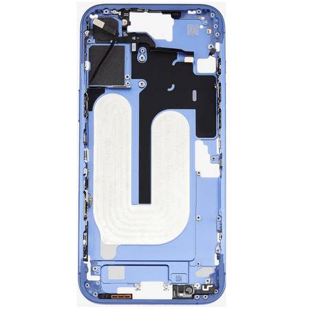 Châssis Central Blanc iPhone 16 Plus Avec Nappe Allumage