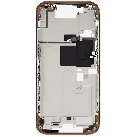 Châssis Central Titane Sable iPhone 16 Pro Avec Nappe Allumage