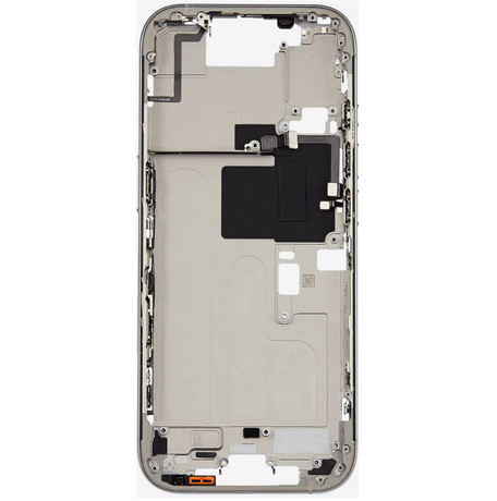 Châssis Central Titane Naturel iPhone 16 Pro Avec Nappe Allumage