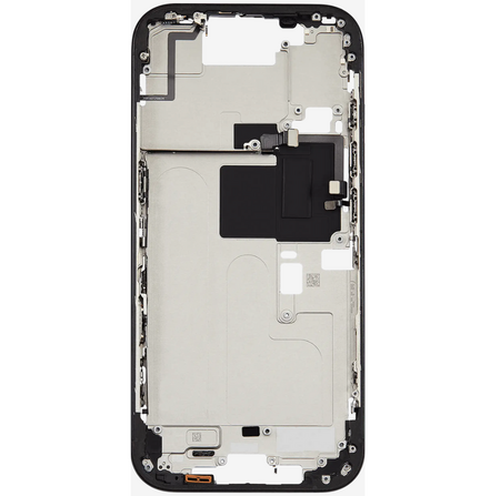 Châssis Central Noir iPhone 16 Pro Avec Nappe Allumage