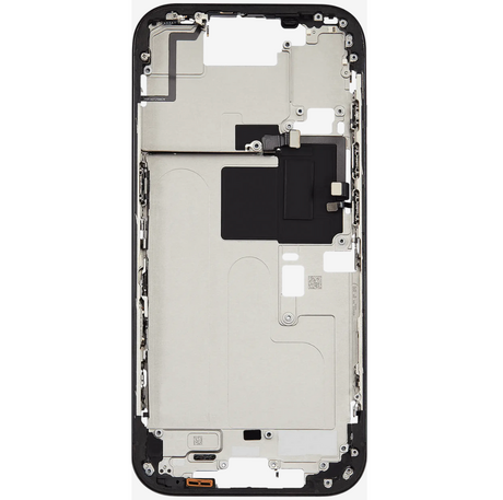 Châssis Central Noir iPhone 16 Pro Avec Nappe Allumage