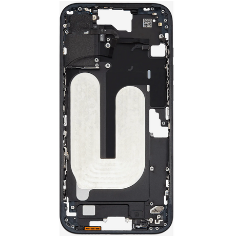 Châssis Central Noir iPhone 16e Avec Nappe Allumage