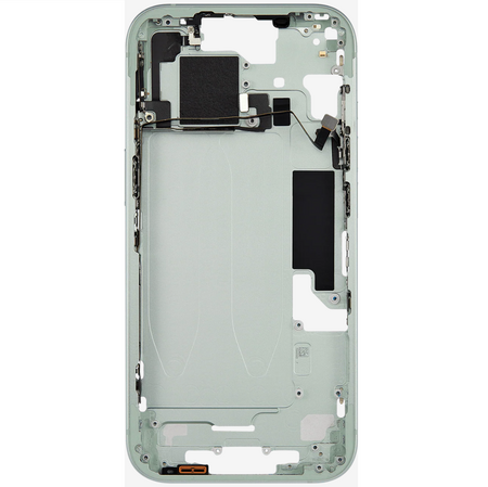Châssis Central Vert iPhone 15 Avec Nappe Allumage