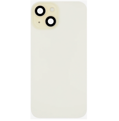 Vitre Arrière Complète Jaune iPhone 15 (Avec MagSafe et Nappe Induction) (Sans Logo)