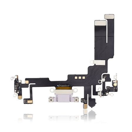 Nappe / Connecteur de Charge Lightning Violet pour iPhone 14