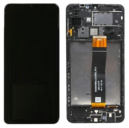 Écran Tactile / LCD Compatible Sur Châssis Samsung Galaxy A12 Nacho A127F Noir