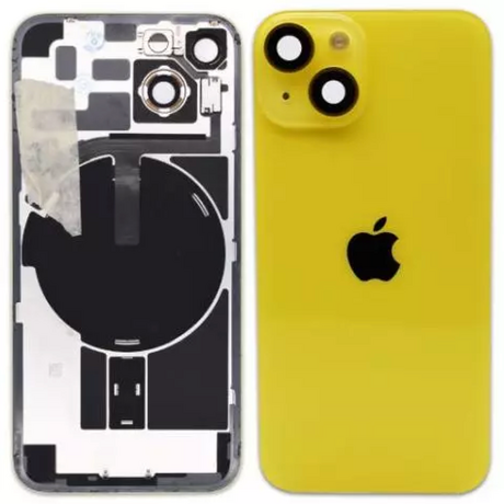 Vitre Arrière / Cache Batterie Pour iPhone 14 Plus Jaune (Pulled / Grade A)