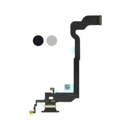 Nappe de Charge Originale Reconditionnée iPhone X Noir