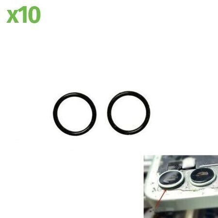 Joint Caoutchouc Pour Lentille Caméra iPhone 11 / 11 Pro / 11 PM / 12 / 12 Mini / 12 Pro / 12 Pro Max (Pack de 10)