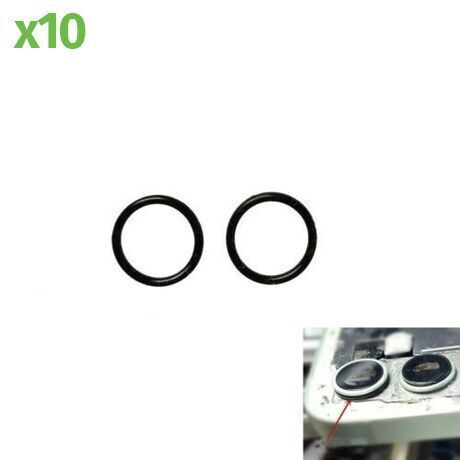 Joint Caoutchouc Pour Lentille Caméra iPhone 11 / 11 Pro / 11 PM / 12 / 12 Mini / 12 Pro / 12 Pro Max (Pack de 10)