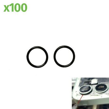 Joint Caoutchouc Pour Lentille Caméra iPhone 11 / 11 Pro / 11 PM / 12 / 12 Mini / 12 Pro / 12 Pro Max (Pack de 100)