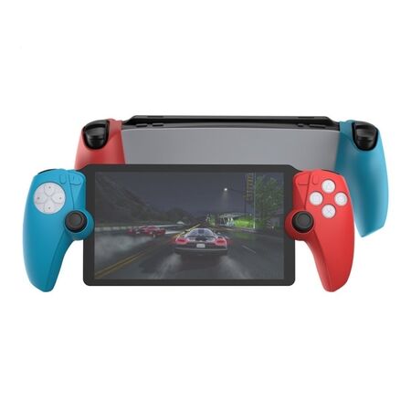 Coque Silicone Gauche/Droite Manette PS5 Portal (Rouge/Bleu)