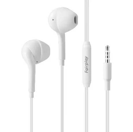 Ecouteurs Avec Prise Jack Fairplay Blanc