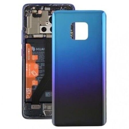 Cache Batterie (Vitre Arrière) pour Huawei Mate 20 (Bleu)