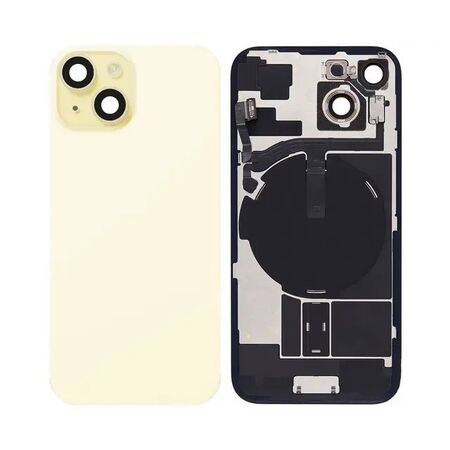 Vitre Arrière / Cache Batterie Pour iPhone 15 Jaune (Pulled / Grade A)