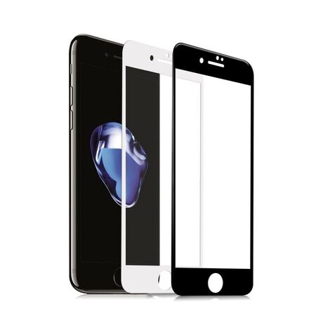 Verre Trempé 5D Intégral pour iPhone 7 Plus / 8 Plus (Blanc)