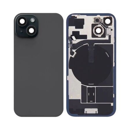 Vitre Arrière / Cache Batterie Pour iPhone 15 Plus Noir (Pulled / Grade A)
