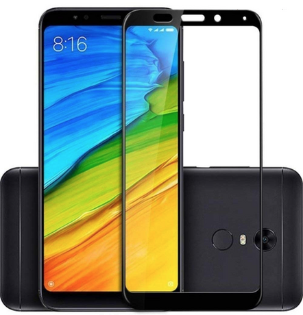 Film Anti - Choc 5D / Verre trempé Redmi 5 Blanc