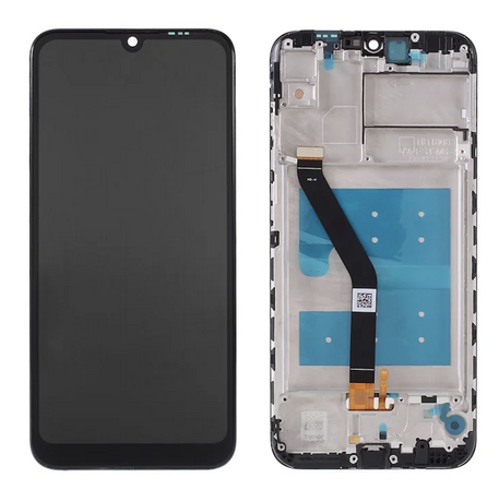 Écran Complet LCD avec Châssis pour Huawei Y6 2019 (Noir)