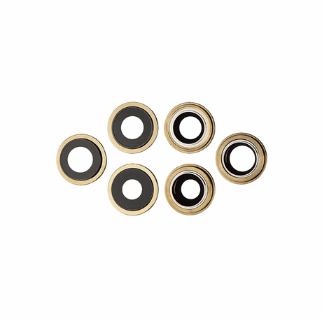 Lentille d'Appareil Photo Arrière avec Châssis pour iPhone 12 Pro Max (Blanc)