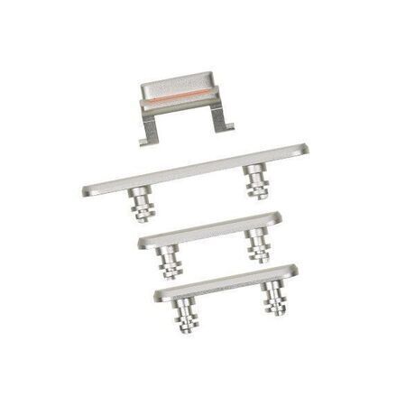 Lot Complet de Boutons Externes pour iPhone 11 (Power / Volume / Vibreur - Blanc)