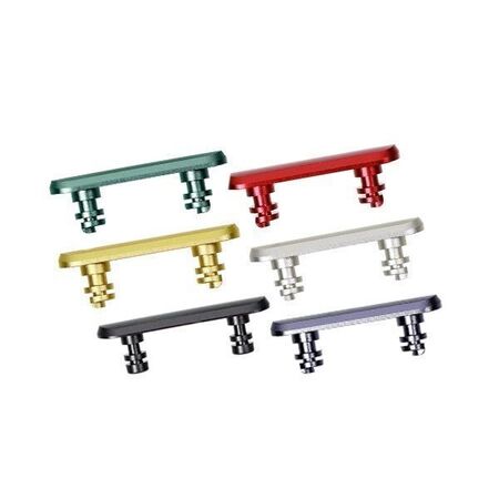 Lot Complet de Boutons Externes pour iPhone 11 (Power / Volume / Vibreur - Rouge)