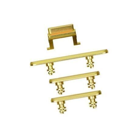 Lot Complet de Boutons Externes pour iPhone 11 (Power / Volume / Vibreur - Jaune)