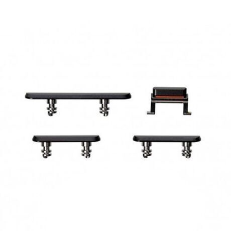 Lot Complet de Boutons Externes pour iPhone 11 Pro Max (Power / Volume / Vibreur - Gris Sidéral)