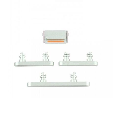 Lot Complet de Boutons Externes pour iPhone 12 Mini (Power / Volume / Vibreur - Rouge)