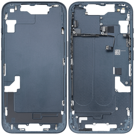 Châssis Central Noir iPhone 14 Avec Nappe Allumage