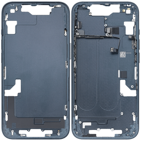 Châssis Central Noir iPhone 14 Avec Nappe Allumage
